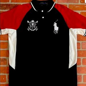 NWT!Mens Sm.Red,Black,White POLO Blackwatch. RARE